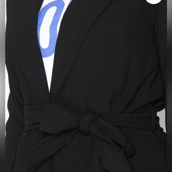 ONLY Runa Long Coat - long duster coat in green, size small - Picture 5 of 7